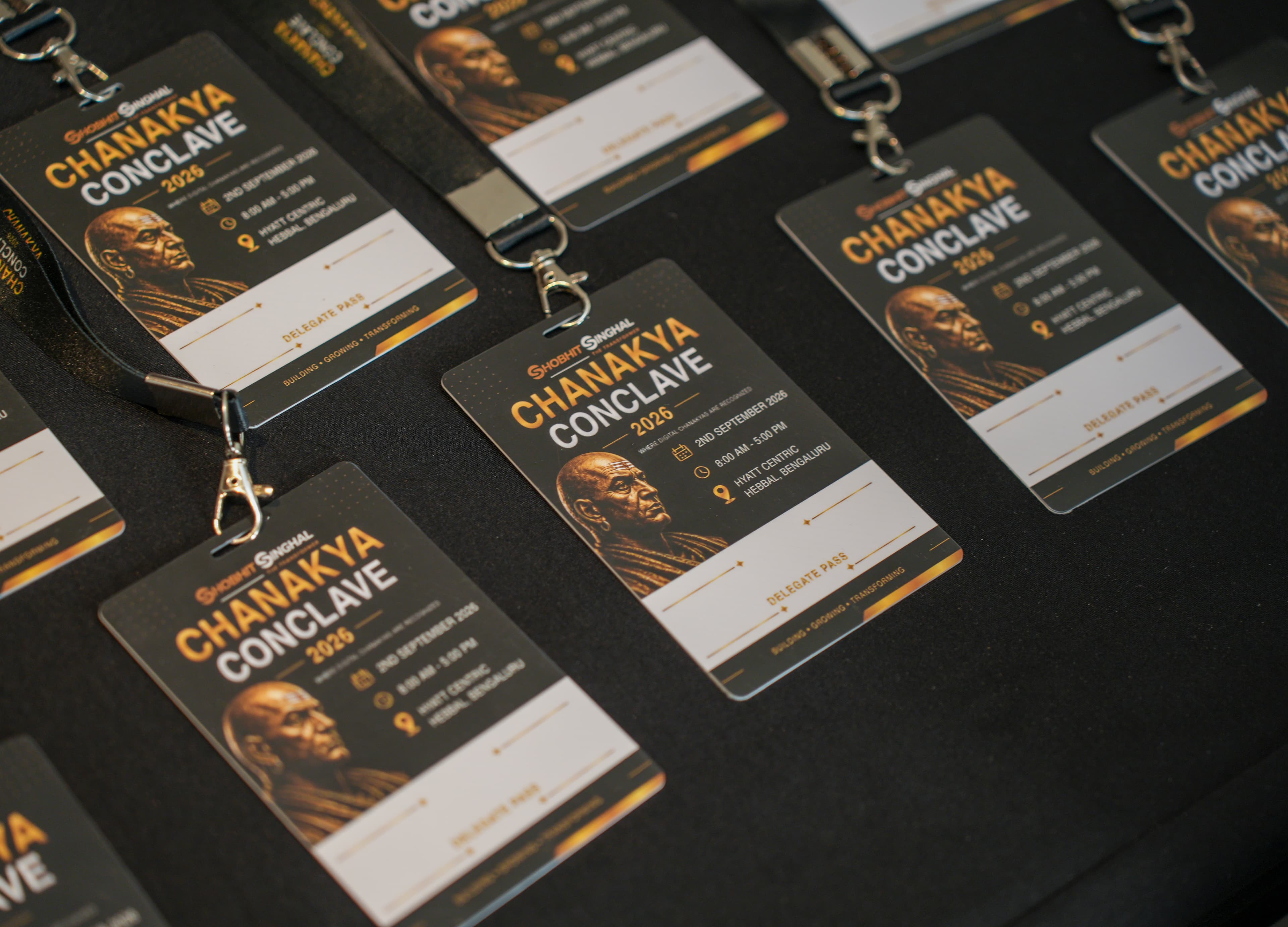 Chanakya Conclave delegate passes ready for the event