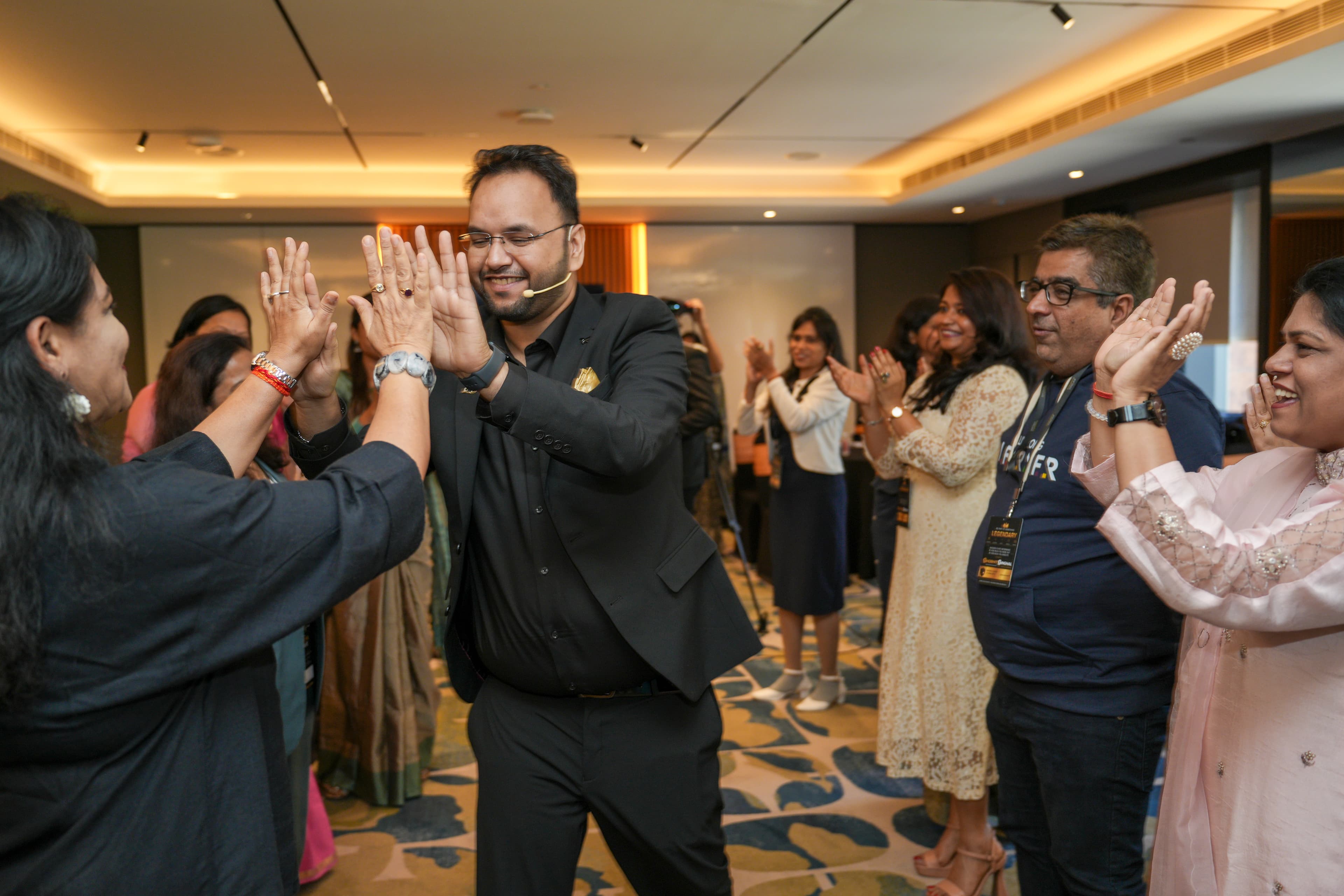 Shobhit Singhal celebrating with the Transformers Hub community